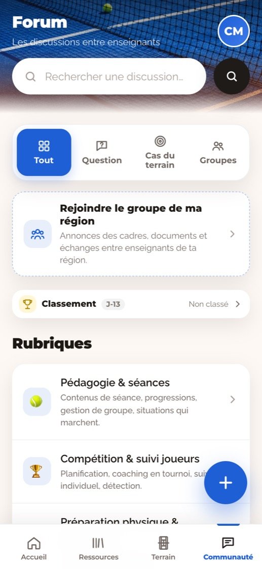 Le forum sur téléphone